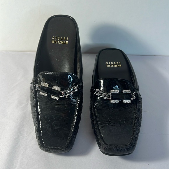 Stuart Weitzman Blingy Loafer Mules